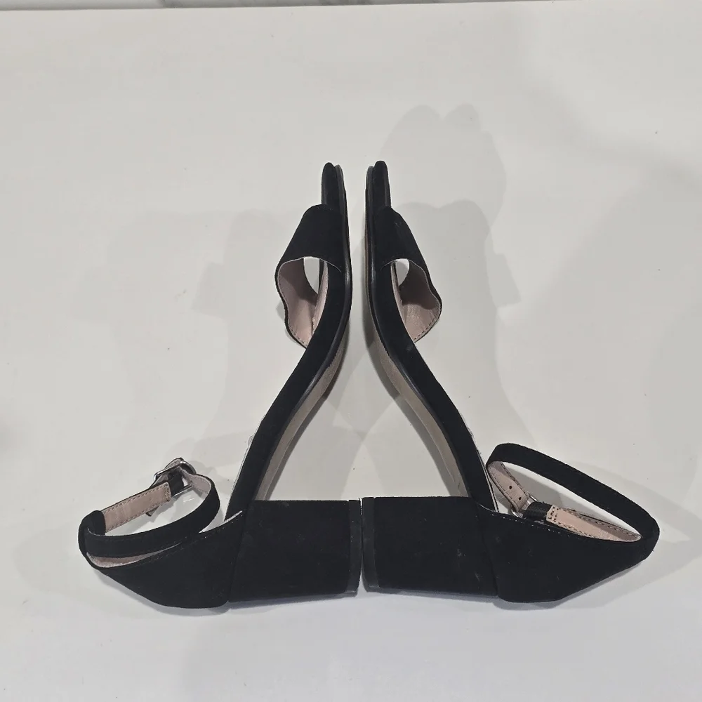 Steve Madden | Joarrson Black Girl's open toe Heels Size 1